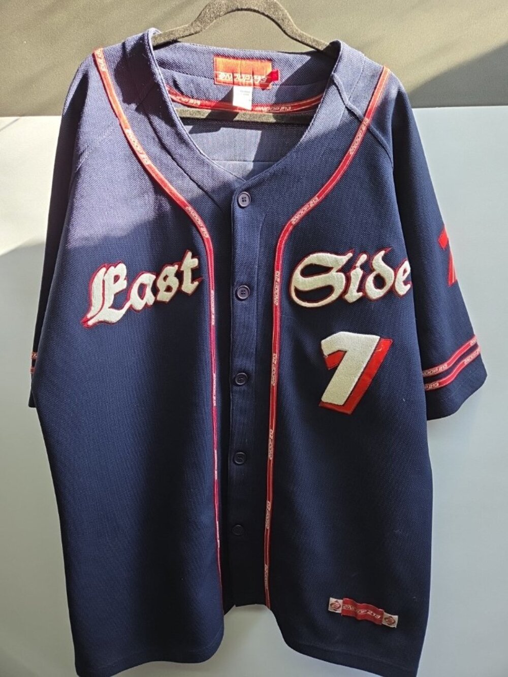 Snoop Dogg 213 East Side Baseball Jersey Vintage Hip Hop Adult Size 2XL XXL